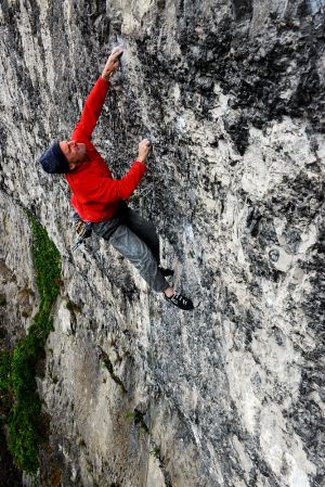 Little Plum (F8a) @ Stoney - Mark Pretty sealing the deal after 20 odd years
